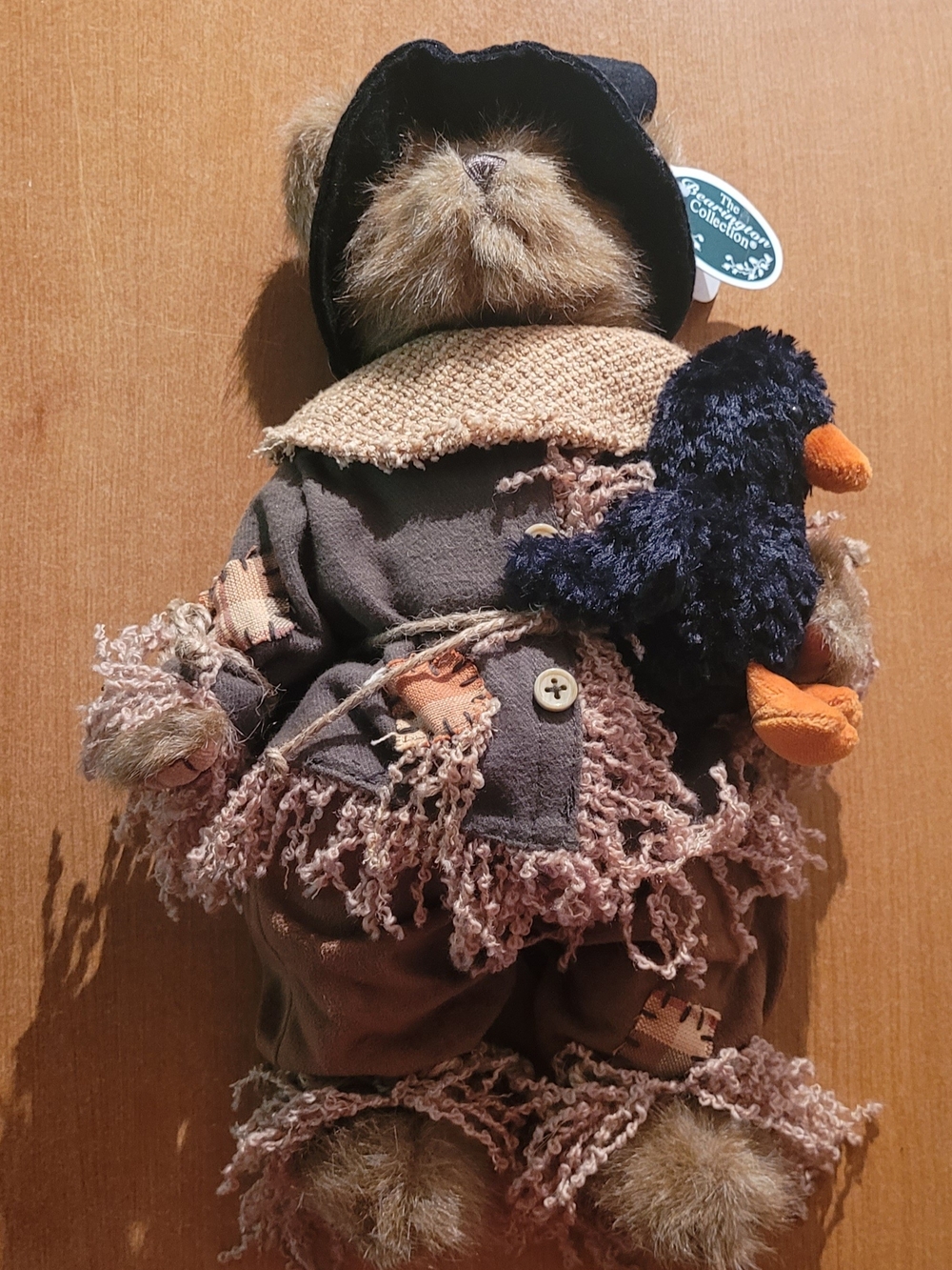 Vintage Bearington Collection Sonny & Scare Plush Bear Brown
